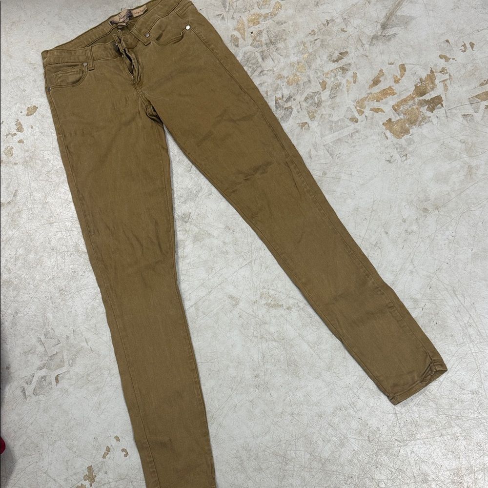 Women's Tan Jeans PAIGE Skinny Jean Size 25 - LIKE NEW